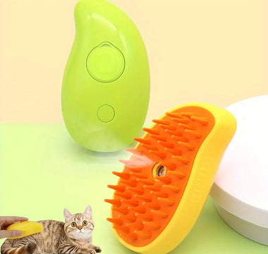 Massage and steam brush